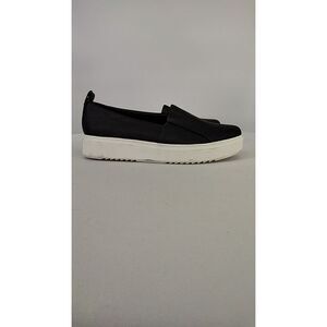 Eileen Fisher Black Slip-On Platform Sneakers